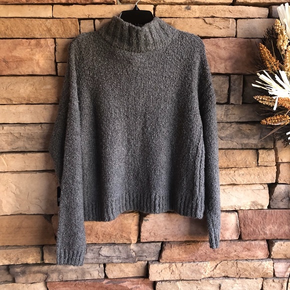 Lucky Brand grey partial zip sweater NWT Large - Picture 5 of 11